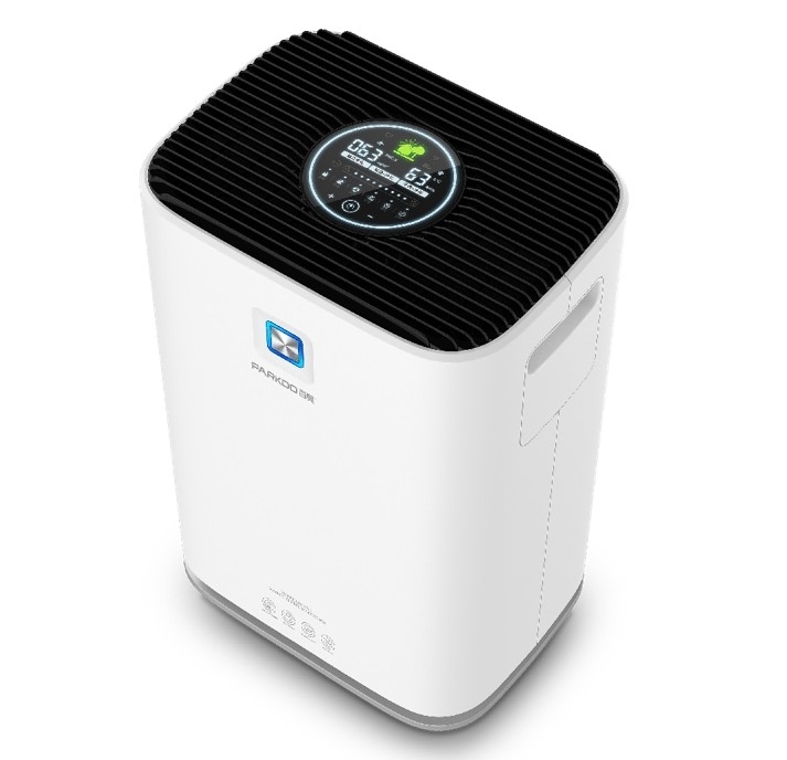 Bluetooth Smart Dehumidifier TFT LCD PM2.5 Wskaźnik jakości powietrza HEPA H11 Carbon Anion WiFi