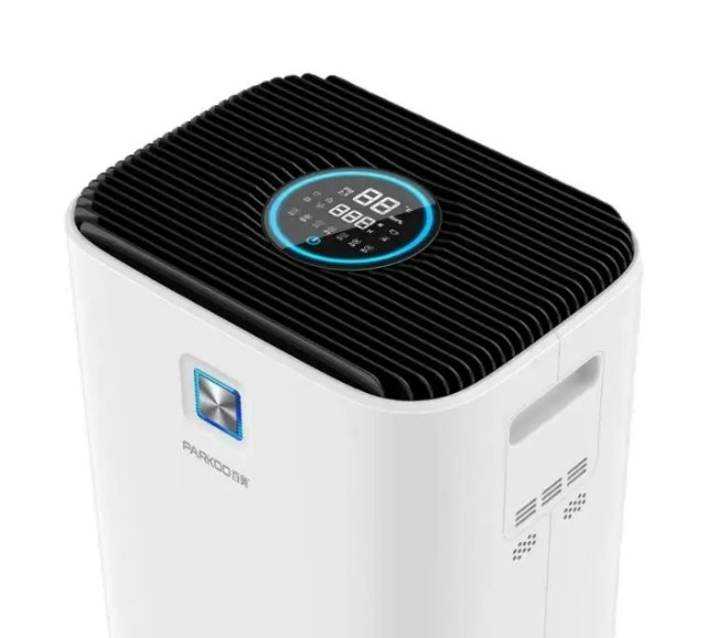 Bluetooth Smart Dehumidifier TFT LCD PM2.5 Wskaźnik jakości powietrza HEPA H11 Carbon Anion WiFi